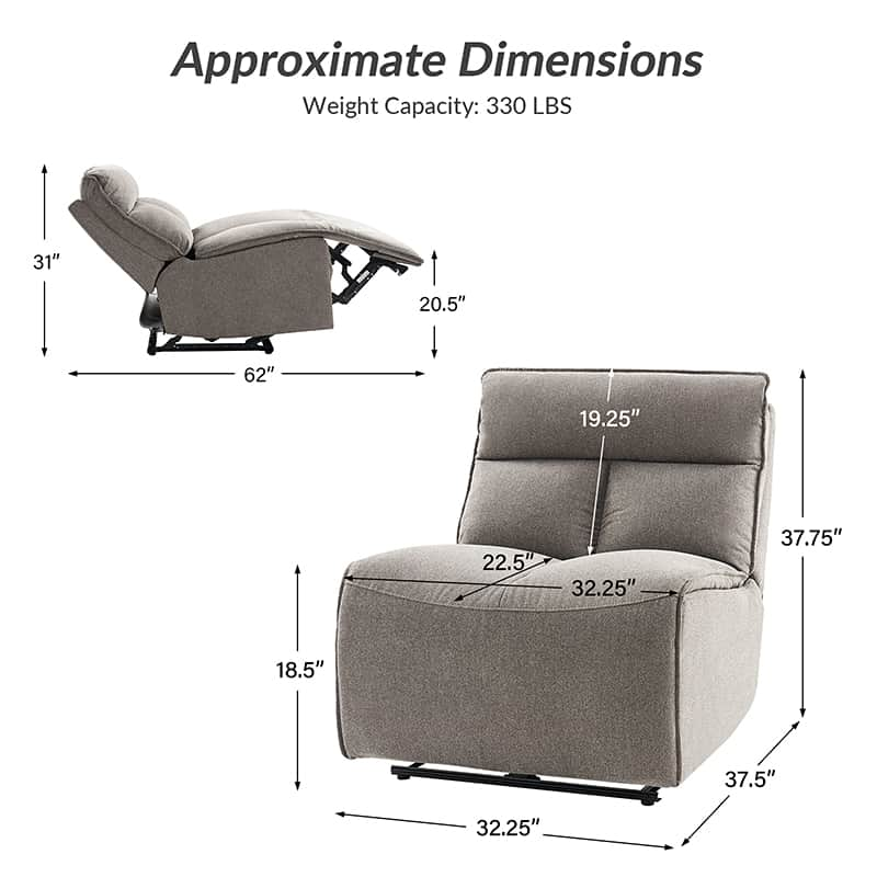 Justo 32" Wide  Power Recliner