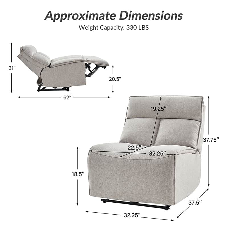 Justo 32" Wide  Power Recliner