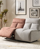 Ruben sectional Sofa with Electric Recliner