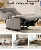 Ruben sectional Sofa with Electric Recliner