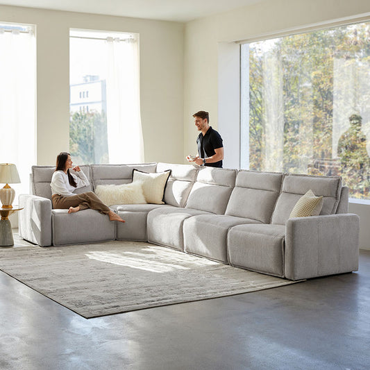 Ashira Sectional Recliner Couch