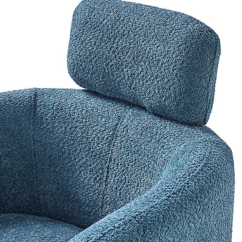Mario Modern Comfort Upholstered Swivel Barrel Chair