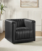 Diego Classic 360-Degree Square Arms Swivel Chair