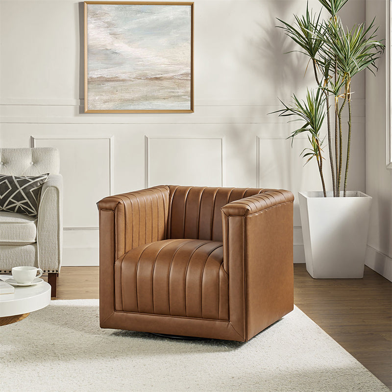 Diego Classic 360-Degree Square Arms Swivel Chair