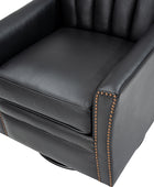 Flora Genuine Leather 360 Degree Refined Elegance Swivel Chair