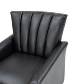 Flora Genuine Leather 360 Degree Refined Elegance Swivel Chair