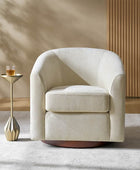 Elena Swivel Barrel Accent Chair