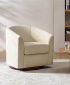 Elena Swivel Barrel Accent Chair