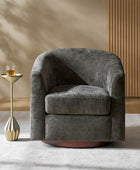 Elena Swivel Barrel Accent Chair