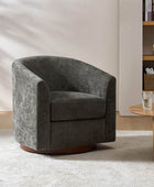 Elena Swivel Barrel Accent Chair