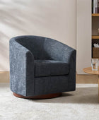 Elena Swivel Barrel Accent Chair