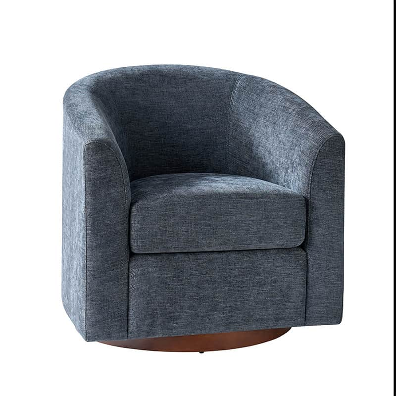 Elena Swivel Barrel Accent Chair