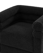 Benita 360-Degree Swivel Chair in Chenille Fabric with a Plush Pillow