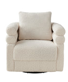 Benita 360-Degree Swivel Chair in Chenille Fabric