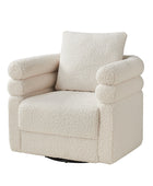 Benita 360-Degree Swivel Chair in Chenille Fabric