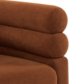 Benita 360-Degree Swivel Chair in Chenille Fabric with a Plush Pillow