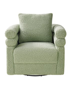 Benita 360-Degree Swivel Chair in Chenille Fabric