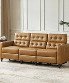 Viktor Mid-century Modern Oversized Power Sectional Sofa with Adjustable Headrests