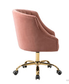 Penelope Velvet Tufted Office Chair