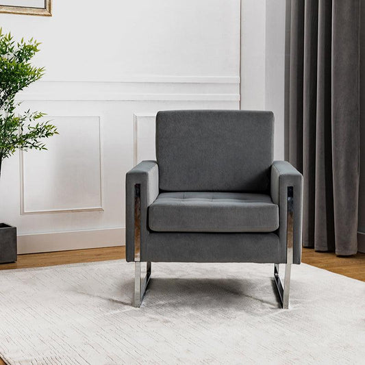 Chariclo Velvet Armchair - Hulala Home