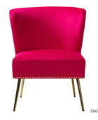 Adalia Velvet Accent Chair - Hulala Home