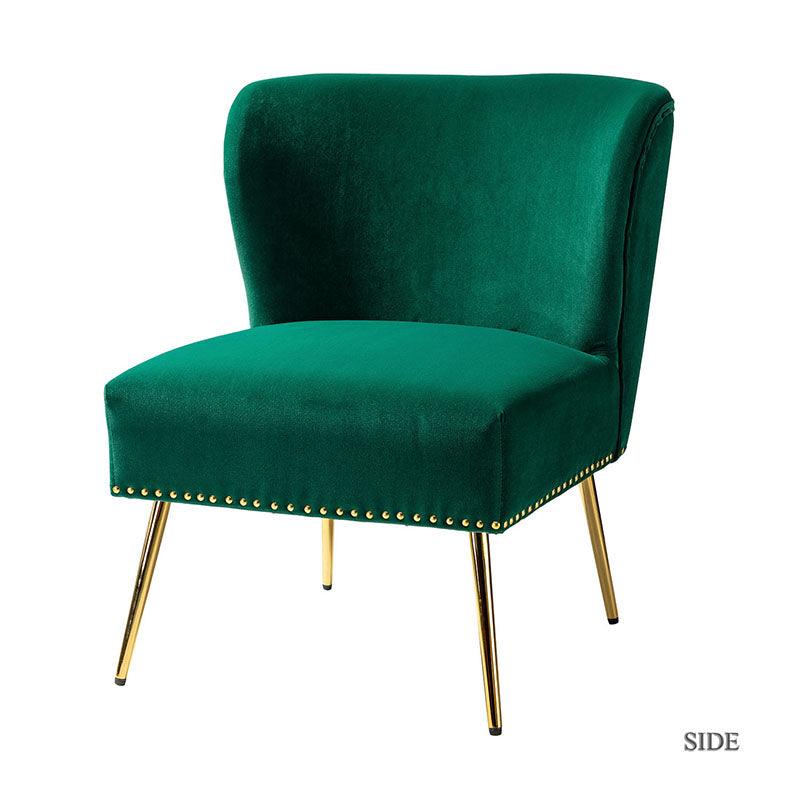 Adalia Velvet Accent Chair - Hulala Home