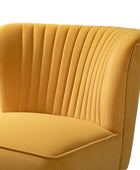 Ainhoa Velvet Tufted Back Accent Chair - Hulala Home