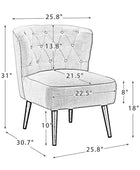 Fontana Upholstered Accent Chair - Hulala Home