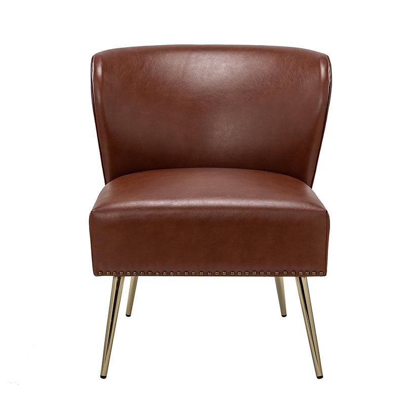 Angela Leather Side Chair - Hulala Home