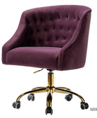 Penelope Velvet Tufted Office Chair - Hulala Home