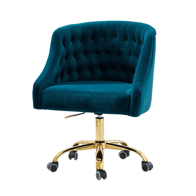 Penelope Velvet Tufted Office Chair - Hulala Home