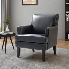 Fatima Vegan Leather Armchair