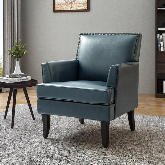 Fatima Vegan Leather Armchair - Hulala Home