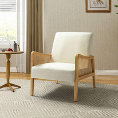 Marlowe Upholstered Cane Armchair