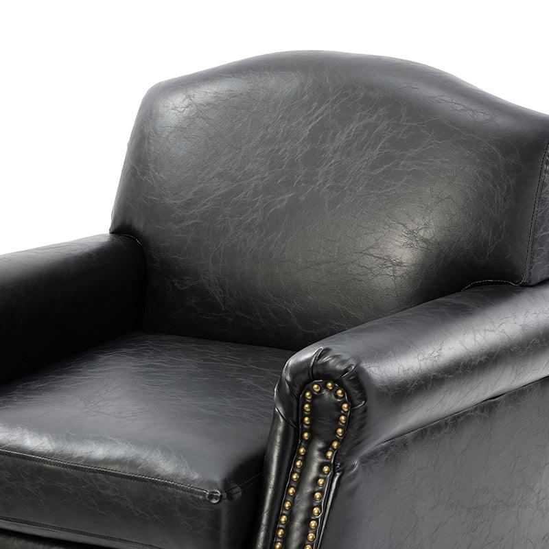 Gianfranco Vegan Leather Armchair - Hulala Home