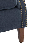 Magnus Fabric Armchair with Nailhead Trim - Hulala Home