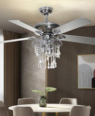 Danube 5-Blade 52" Remote Controlled LED Ceiling Fan - Hulala Home