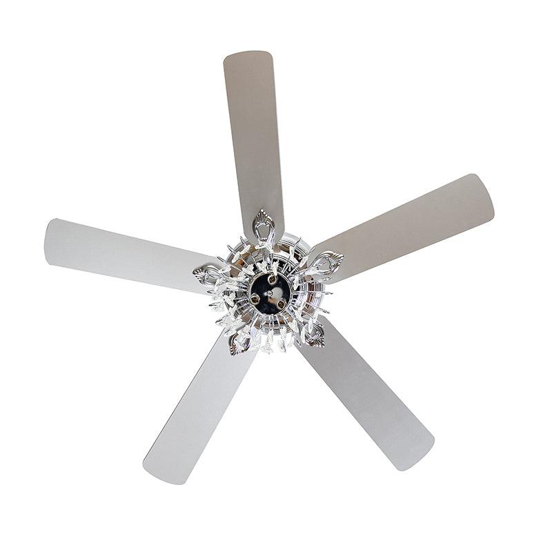 Danube 5-Blade 52&quot; Remote Controlled LED Ceiling Fan - Hulala Home