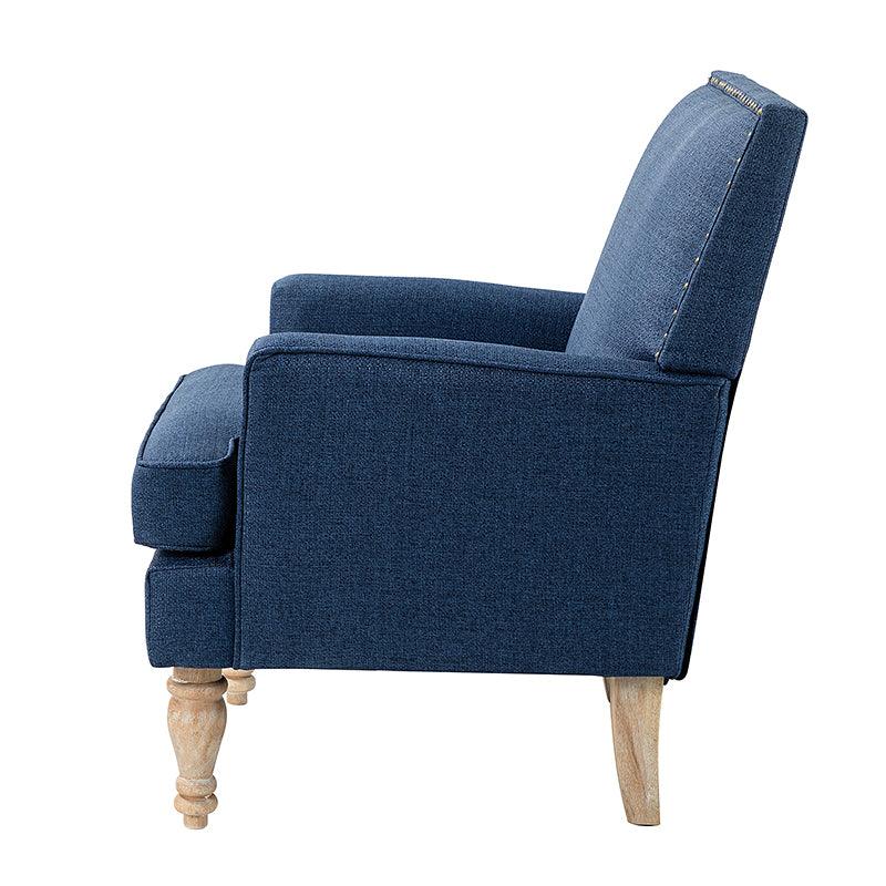 Augustus Upholstered Armchair with Nail-Head Trim - Hulala Home