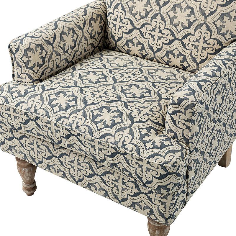 Augustus Upholstered Armchair with Nail-Head Trim - Hulala Home