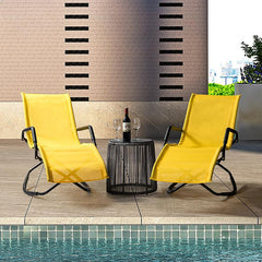 Andes Reclining Outdoor Chaise Set