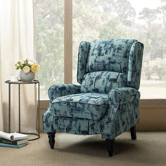 Erdeni Upholstered Manual Wingback Recliner Chair - Hulala Home