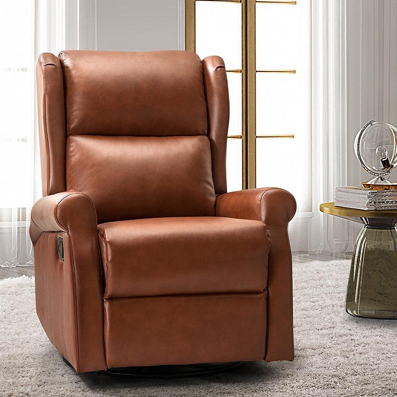 Chanhu Vegan Leather Swivel Recliner