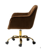 Jovida Velvet Tufted Office Chair