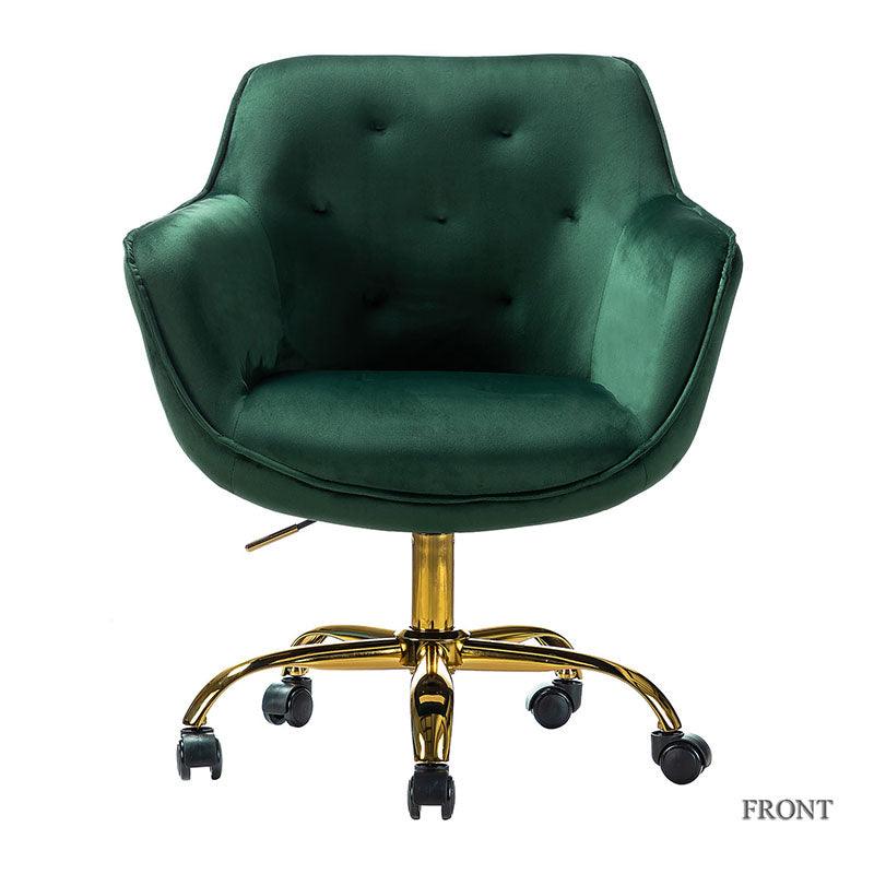 Jovida Velvet Tufted Office Chair - Hulala Home
