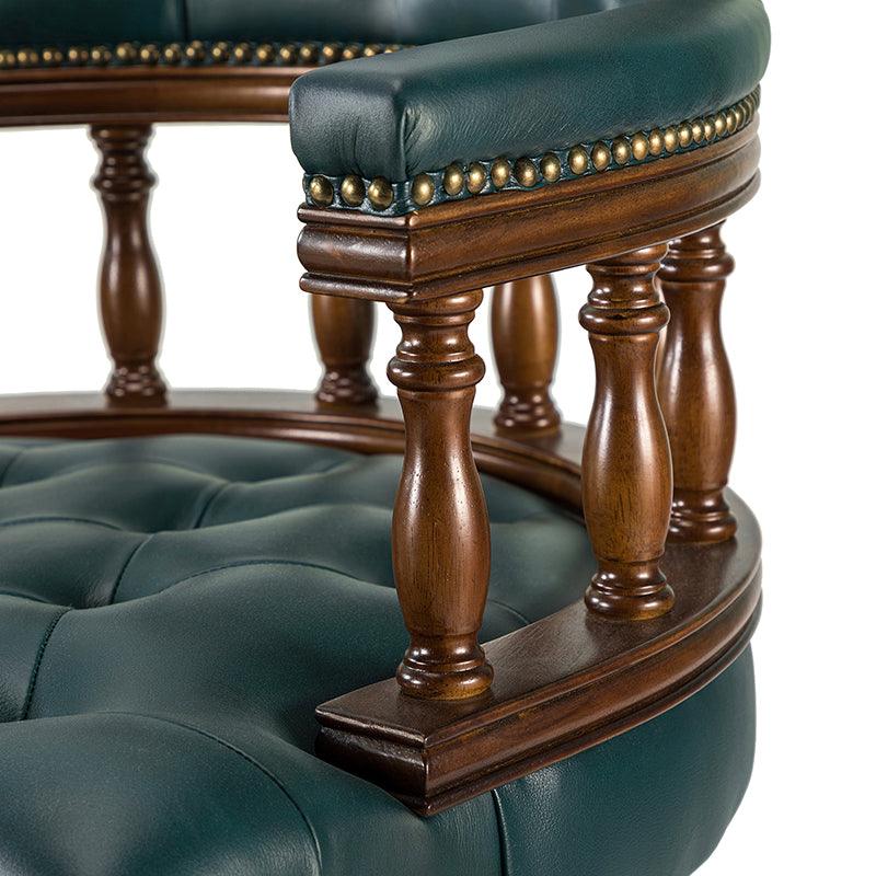 Captains discount chesterfield chair