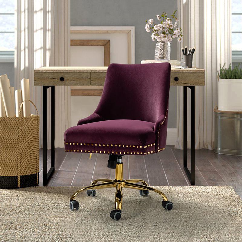 Lovelace Velvet Office Chair - Hulala Home