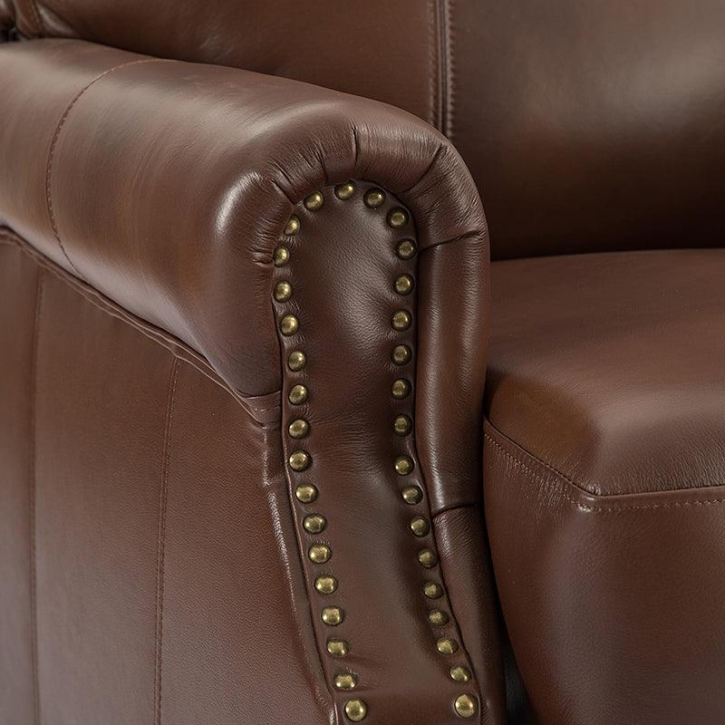Mavors Genuine Leather Recliner - Hulala Home