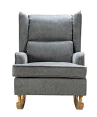 Modern Tufted Upholstered nursing living room rocking Chair - Hulala Home