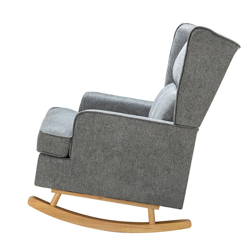 Modern Tufted Upholstered nursing living room rocking Chair - Hulala Home